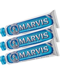 Marvis Aquatic Mint Toothpaste, 85ml - 3 pack