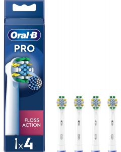 Oral-B Pro Floss Action Electric Toothbrush Heads - 4 Pack