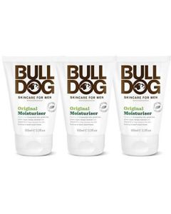Bulldog Skincare Original Moisturiser for Men, 100ml - 3 Pack