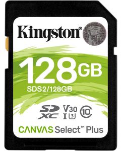 Kingston Canvas Select Plus SD - SDS2/128GB Class 10 UHS-I