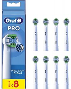 Oral-B Pro Precision Clean Electric Toothbrush Heads - 8 Pack