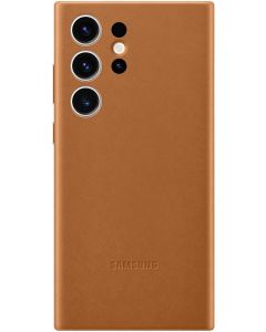 Samsung Galaxy S23 Ultra Leather Case, Camel