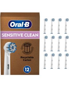 Oral-B  Sensitive Clean Toothbrush Heads - 12 Pack