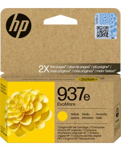 HP 937e EvoMore Yellow Ink Cartridge - 4S6W8NE