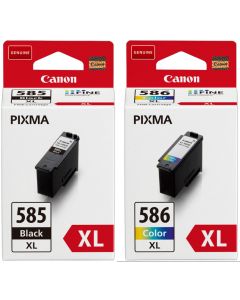 Canon PG-585XL Black &amp; CL-586XL Colour Ink Cartridge Bundle Pack