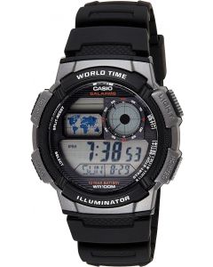 Casio Mens Classic Combi Watch, Black/Grey