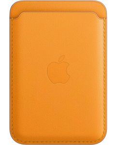 Apple Leather Wallet with MagSafe (for iPhone) - California Poppy