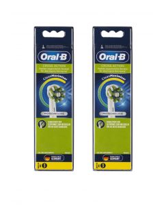 Oral-B CrossAction Toothbrush Heads with CleanMaximiser - 6 Piece Bundle (2 Packs of 3)