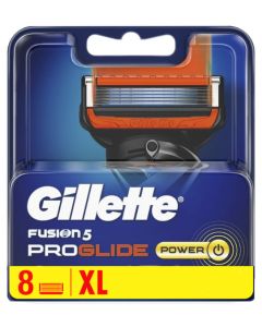 Gillette Fusion5 ProGlide Power Razor Blades - 8 Piece Bundle (2 Packs of 4)