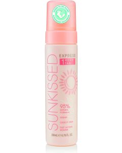 Sunkissed Express 1 Hour Tan 95 Percent Natural, 200ml