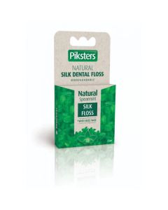 Piksters Natural Dental Biodegradable Silk Floss 25m - Mint