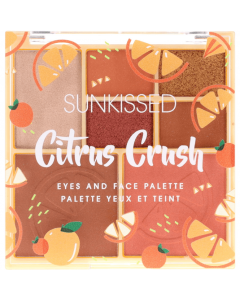 Sunkissed Citrus Crush Eyes and Face Palette