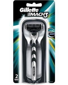 Gillette Mach3 for men Razor + 2 Razor blades
