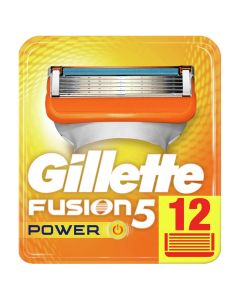 Gillette Fusion5 Power Razor Blades - 12 Piece Bundle (8 Pack + 4 Pack)