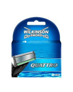 Wilkinson Sword Quattro Razor Blades - Pack of 4