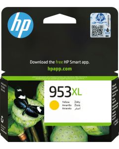 HP 953XL High Yield Yellow Ink Cartridge - F6U18AE