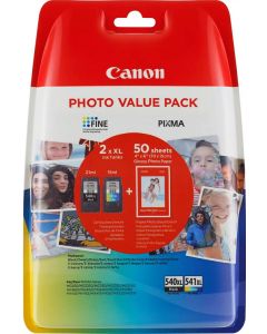 Canon PG-540XL Black &amp; CL-541XL Colour Ink Cartridge Combo Pack - 5222B013