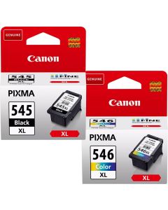 Canon PG-545XL Black &amp; CL-546XL Colour Ink Cartridge Bundle Pack