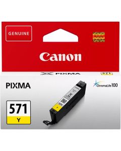 Canon CLI-571 Yellow Ink Cartridge - 0388C001