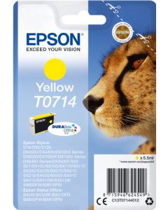 Epson T0714 Cheetah Yellow Ink Cartridge