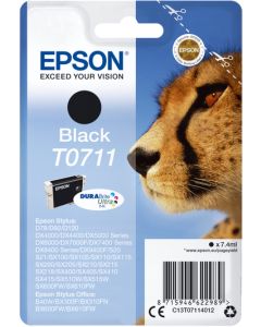 Epson T0711 Cheetah Black Ink Cartridge