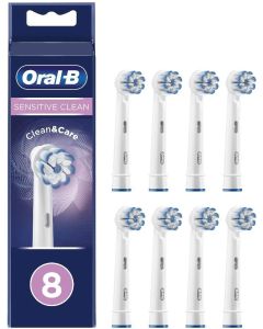 Oral-B Sensitive Clean Toothbrush Heads - 8 Piece Bundle (2 Packs of 4)