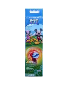 Oral-B Stages Power Disney Mickey Kids Toothbrush Heads  - 4 Pack