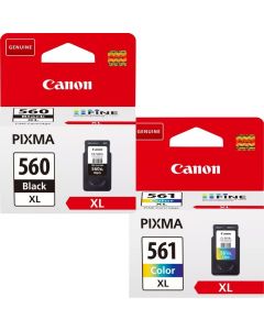 Canon PG-560XL Black &amp; CL-561XL Colour Ink Cartridge Bundle Pack