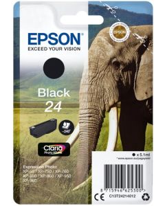 Epson 24 Elephant Black Ink Cartridge