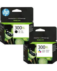 HP 300XL Black &amp; Colour Ink Cartridge Bundle Pack