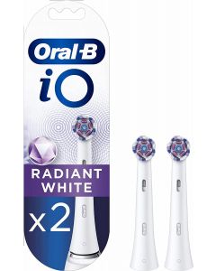 Oral-B iO Radiant White Toothbrush Heads - 2 Pack