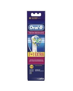 Oral-B Floss Action Toothbrush Heads - 8 Piece Bundle (4 Packs of 2)