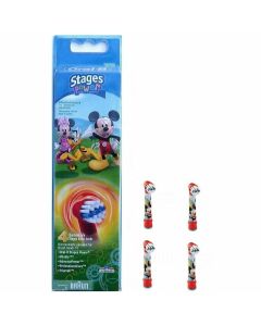 Oral-B Stages Power Disney Mickey Kids Toothbrush Heads  - 12 Piece Bundle (3 Packs of 4)