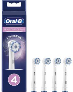 Oral-B  Sensitive Clean Toothbrush Heads - 4 Pack