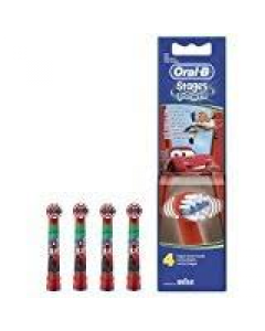Oral-B Stages Power Disney Cars Kids Toothbrush Heads  - 4 Pack