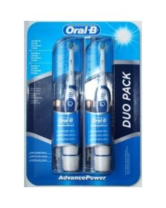 Oral-B Advance Power Battery Powered Electric Toothbrush - Twin Pack Bundle