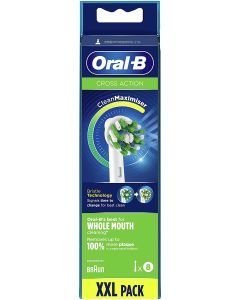 Oral-B CrossAction Toothbrush Heads with CleanMaximiser - 8 Pack