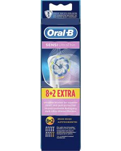 Oral-B Sensi Ultrathin Toothbrush Heads - 10 Piece Bundle (2 Pack + 8 Pack)