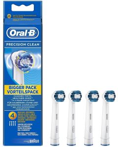 Oral-B Precision Clean Toothbrush Heads - 4 Pack