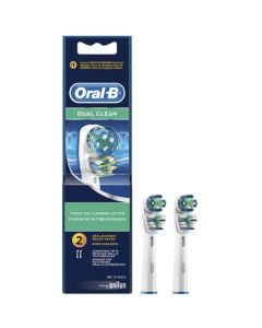 Oral-B Dual Clean Toothbrush Heads - 2 Pack