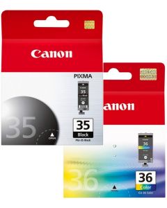 Canon PGI-35 Black &amp; CLI-36 Colour Ink Cartridge Bundle Pack