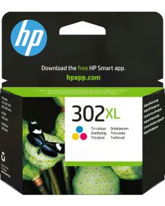 HP 302XL Colour Ink Cartridge - F6U67AE