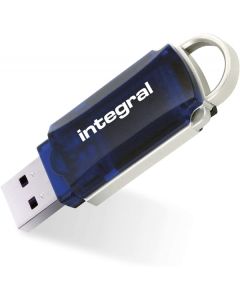 Integral INFD8GBCOU 8GB USB Memory 2.0 Flash Drive Courier Blue