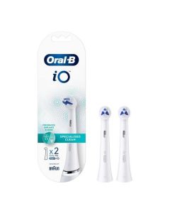 Oral-B iO Specialised Cleaning Toothbrush Heads White - 2 Pack