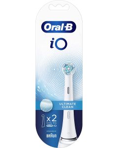 Oral-B iO Ultimate Clean Toothbrush Heads White - 2 Pack