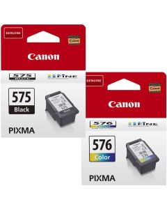 Canon PG-575 Black &amp; CL-576 Colour Ink Cartridge Bundle Pack