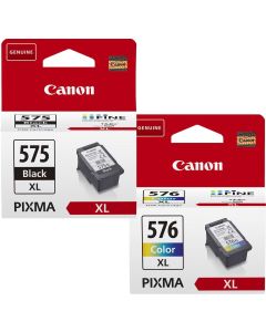 Canon PG-575XL Black &amp; CL-576XL Colour Ink Cartridge Bundle Pack