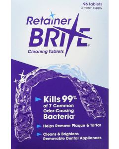 Retainer Brite Cleaning 96 Tablets - 2 Packs