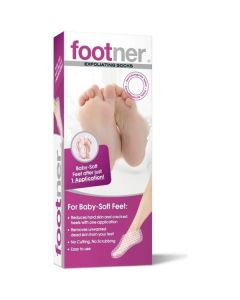 Footner Exfoliating Socks, 1 pair (3 Pack)