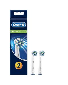 Oral-B CrossAction Toothbrush Heads - 2 Pack